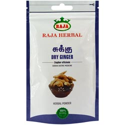 Raja Brand Dry Ginger Herbal Powder,Siddha Sastric Medicine-50gm Pouch