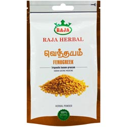 Raja Fenugreek Powder(Venthaiya Powder),Siddha Sastric Medicine-50gm Pouch