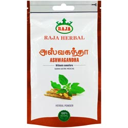 Raja Ashwagandha Herbal Powder,Siddha Sastric Medicine-50gm Pouch