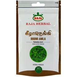 Raja Bhumi Amla(Keelanelli) Herbal Powder,Siddha Sastric Medicine-50gm Pouch