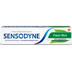 Sensodyne Fresh Mint for Daily Sensitiveity Protection with Triple Cleaning Acti