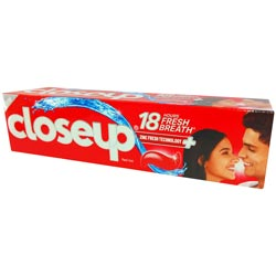 Closeup Red Hot Toothpaste 18Hr Fresh Breath with Zinc Fresh Technology+