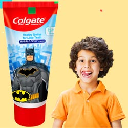 Colgate Bubble Fruit Toothpaste for 6+ Years Kids-80gm(Batman Edition)