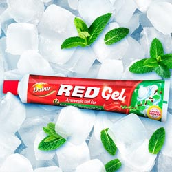 Dabur Red Gel Ayurvedic Toothpaste for Freshness & Effective Oral Care-80gm