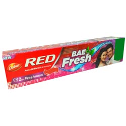 Dabur Red Bae fresh Gel Toothpaste 12Hr Freshness with Activ Germ Kill Formula-8