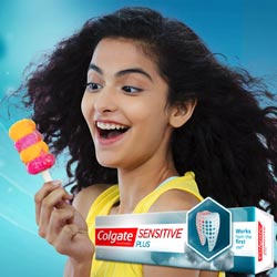 Colgate Sensitive Plus works from the first use-2N*70gm=140gm(SUPER SAVER PACK)