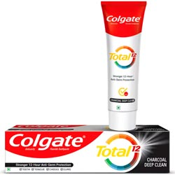 Colgate Total 12 Charcoal Deep Clean Toothpaste 12Hr Anti Germ Protection-120gm