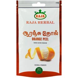 Raja Herbals Orange Peel/Orange Skin Siddha Sastric Medicine Powder-50gm Pouch