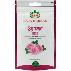 Raja Herbals Rose/Roja/Rosa Hybrida Sastric Medicine Powder-50gm Pouch