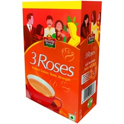 Brooke Bond 3 Roses Perfect Colour,Taste,Strength Tea Powder-Carton