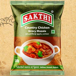 Sakthi Country Chicken Gravy Masala-50gm Pouch