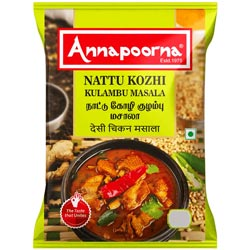 Annapoorna Country Chicken/Naatu Kozhi Kulambu Masala-50gm Pouch