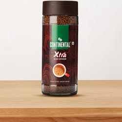 Continental Xtra Instant South Blend Instant Coffee Chicory Mixture-Bottle