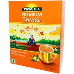 TATA Tea PREMIUM Teaveda with Natural Extracts Flavoured tea-100gm Carton