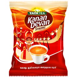 TATA Tea kannan devan Strong Tea with Pure & natural Taste-250gm Pouch