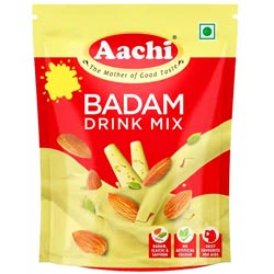 Aachi Badam Drink Mix with Badam,Elaichi,Saffron & Daily Favourite for Kids-20gm