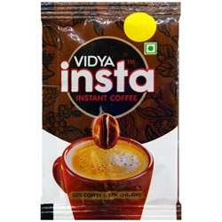 Vidya insta Instant Coffee(57%) with Chicory(43%) Powder-5gm Pouch