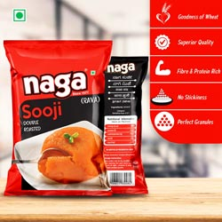 Naga Sooji Double Roasted Rava-Pouch