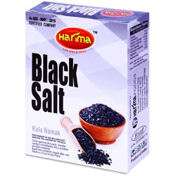 Harima Black Salt/Kala Namak-200gm Carton