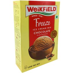 WeiKFiELD Freeze Ice Cream Mix Chocolate Flavoured with Low Fat Mix-100gm carton