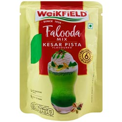 WeiKFiELD Falooda Mix Kesar Pista Flavoured,Lip Smaking taste Upto 6 Glasses-200