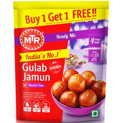 BUY 1 GET 1 FREE MTR Ready Gulab Jamun Mix with No Perservatives-2N*160gm