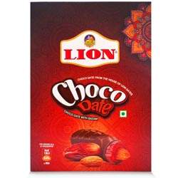 Lion dates Choco date with Badam-1Pc