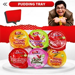 Flubbers Mixed Fruits Flavoured Pudding Jelly-80gm*6Pcs=480gm Tray