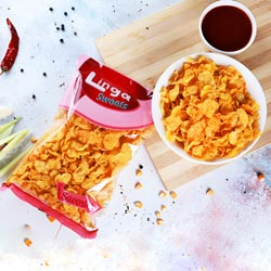 Linga Corn Chips Spicy Snacks-100gm Pouch