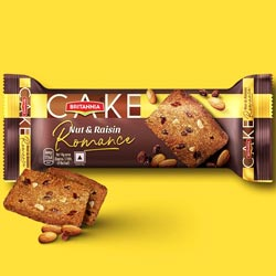 Britannia Nut & Raisin Romance Choco Cakes-Pouch