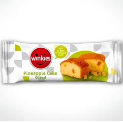 Winkies Sliced Pineapple cakes Tasty and Delicious-110gm Pouch