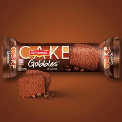 Britannia Gobbles Choco Chill Flavoured Marble Cake-110gm Pouch