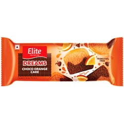 Elite Dreams Sliced Choco Orange Cake-140gm Pouch