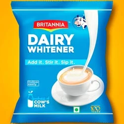 Britannia Diary Whitener 3.5tbsp with 180ml hotwater-200gm Pouch