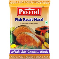 Preethi Fish Roast masal,Super Instant Masala Powder-50gm Pouch