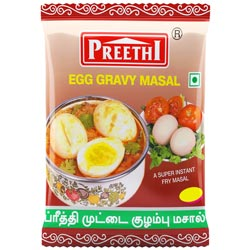 Preethi Egg Gravy Masal,Super Instant Masala Powder-50gm Pouch