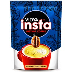 Vidya Insta Instant Coffee(70%) with Chikory(30%)-500gm Pouch