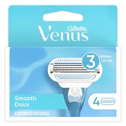 Gillette Venus Smooth Painfree Glidestrip with Aloe Extracts-2N Refills