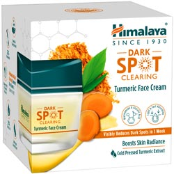 Himalaya Dark Spot Clearing Turmeric face Cream Boosts Skin radiance-50gm Bottle