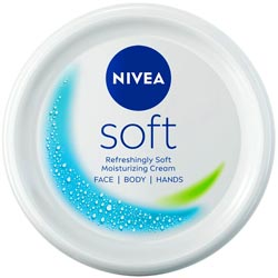 Nivea Soft ight Moisturising Cream for Face,Body,Hands with Jojoba Oil-Bottle