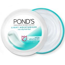 POND'S Light Moisturiser Non Oily Fresh feel for Soft Glowing Skin with Glycerin