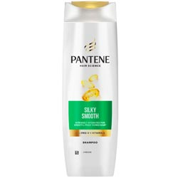 PANTENE hair Science Silky Smooth Shampoo with Pro-V,Vitamin E-75ml Bottle