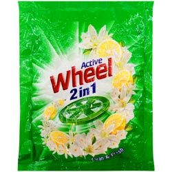 Active Wheel 2 in 1 Clean & Fresh Detergent Powder-100gm Pouch