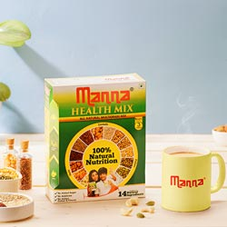 Manna Health Mix All Natural Multigrain Mix with 100% Natural Nutrition-600gm