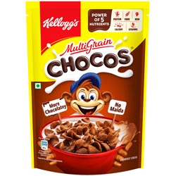 Kellogg's Multigrain Chocos with 5 Nutrienrts & More Chocolatey,No maida-250gm