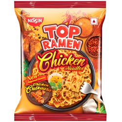 Nissin Top Ramen Chicken Noodles-280gm Pouch