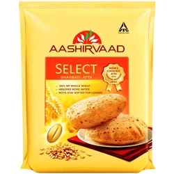 Aashirvaad Select Sharbati Atta from Madya Pradesh Wheat-1Kg Pouch