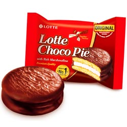 Lotte Choco Pie Premium Quality with Rich Marshmallow Pie,100% Vegetarian