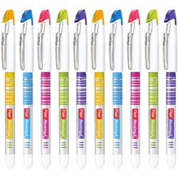 Flair Marathon Blue Ink Ballpoint Pen Writes Long,Very Long-10Pcs