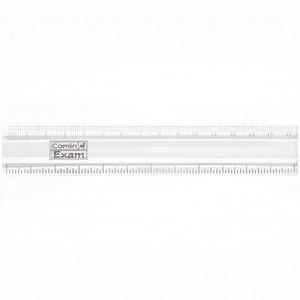 Camlin Plastic Transparent Measurement Scale-15cm